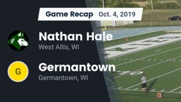 Recap: Nathan Hale  vs. Germantown  2019