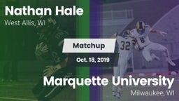 Matchup: Nathan Hale vs. Marquette University  2019