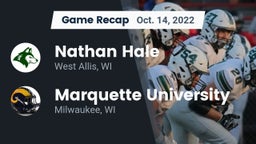 Recap: Nathan Hale  vs. Marquette University  2022