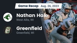 Recap: Nathan Hale  vs. Greenfield  2023