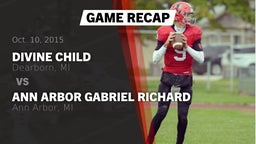 Recap: Divine Child  vs. Ann Arbor Gabriel Richard  2015