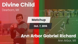 Matchup: Divine Child vs. Ann Arbor Gabriel Richard  2016