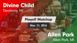 Matchup: Divine Child vs. Allen Park  2016