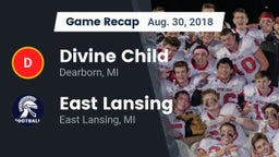 Recap: Divine Child  vs. East Lansing  2018