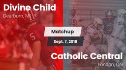Matchup: Divine Child vs. Catholic Central 2018