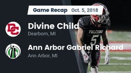 Recap: Divine Child  vs. Ann Arbor Gabriel Richard  2018