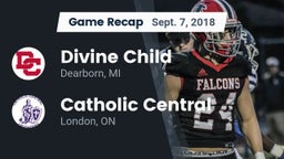 Recap: Divine Child  vs. Catholic Central 2018