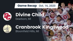 Recap: Divine Child  vs. Cranbrook Kingswood  2020