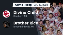 Recap: Divine Child  vs. Brother Rice  2020