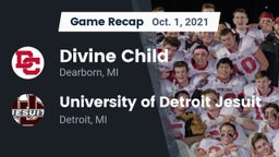 Recap: Divine Child  vs. University of Detroit Jesuit  2021