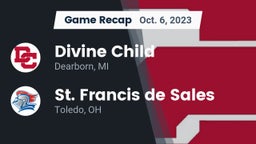 Recap: Divine Child  vs. St. Francis de Sales  2023