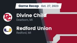 Recap: Divine Child  vs. Redford Union  2023