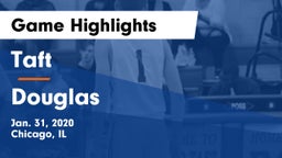 Taft  vs Douglas  Game Highlights - Jan. 31, 2020