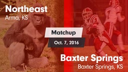 Matchup: Northeast vs. Baxter Springs   2016