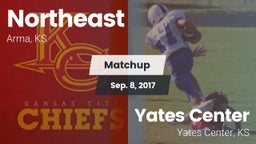 Matchup: Northeast vs. Yates Center  2017