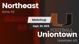 Matchup: Northeast vs. Uniontown  2019