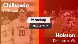 Matchup: Chilhowie vs. Holston  2016