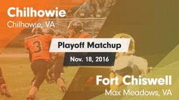 Matchup: Chilhowie vs. Fort Chiswell  2016