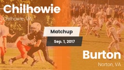Matchup: Chilhowie vs. Burton  2017