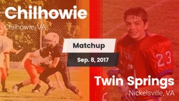 Matchup: Chilhowie vs. Twin Springs  2017