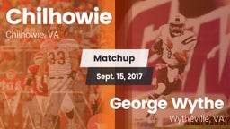 Matchup: Chilhowie vs. George Wythe  2017