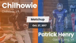 Matchup: Chilhowie vs. Patrick Henry  2017