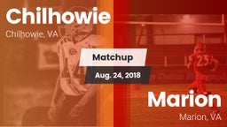 Matchup: Chilhowie vs. Marion  2018
