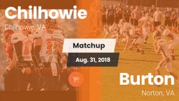 Matchup: Chilhowie vs. Burton  2018