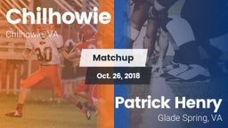 Matchup: Chilhowie vs. Patrick Henry  2018