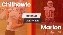 Matchup: Chilhowie vs. Marion  2019