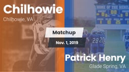 Matchup: Chilhowie vs. Patrick Henry  2019