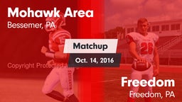 Matchup: Mohawk Area vs. Freedom  2016