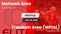 Matchup: Mohawk Area vs. Freedom Area  (WPIAL) 2020
