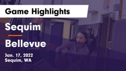 Sequim  vs Bellevue  Game Highlights - Jan. 17, 2022