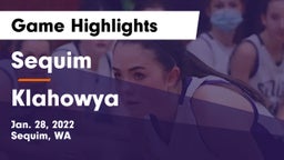 Sequim  vs Klahowya  Game Highlights - Jan. 28, 2022