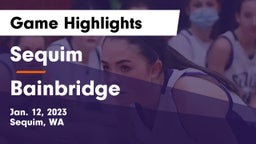 Sequim  vs Bainbridge  Game Highlights - Jan. 12, 2023