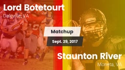 Matchup: Lord Botetourt vs. Staunton River  2017