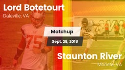 Matchup: Lord Botetourt vs. Staunton River  2018
