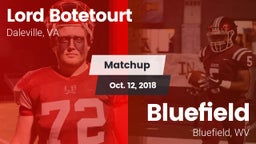 Matchup: Lord Botetourt vs. Bluefield  2018