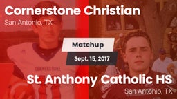 Matchup: Cornerstone Christia vs. St. Anthony Catholic HS 2017