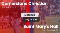 Matchup: Cornerstone Christia vs. Saint Mary's Hall  2018