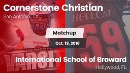 Matchup: Cornerstone Christia vs. International School of Broward 2018