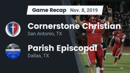 Recap: Cornerstone Christian  vs. Parish Episcopal  2019