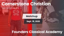 Matchup: Cornerstone Christia vs. Founders Classical Academy 2020