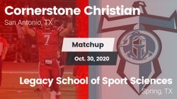 Matchup: Cornerstone Christia vs. Legacy School of Sport Sciences 2020
