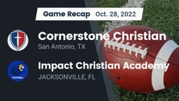 Recap: Cornerstone Christian  vs. Impact Christian Academy 2022