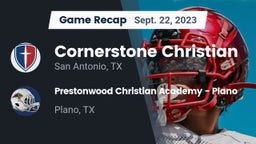 Recap: Cornerstone Christian  vs. Prestonwood Christian Academy - Plano 2023