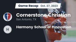 Recap: Cornerstone Christian  vs. Harmony School of Innovation 2023