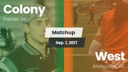 Matchup: Colony vs. West  2017