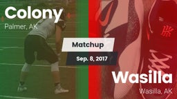 Matchup: Colony vs. Wasilla  2017